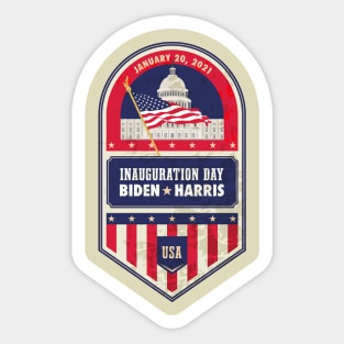 Inauguration day Biden Harris January 20, 2021 Sticker